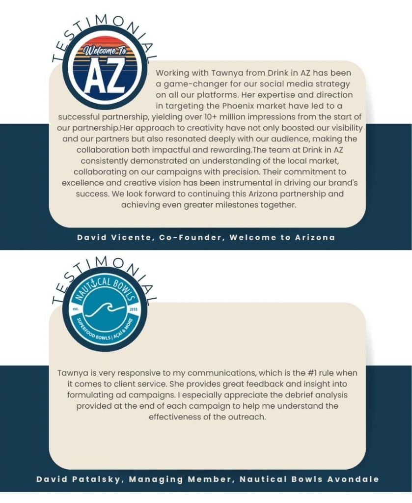 Brand testimonials and partnership feedback for Wanderfull Digital Influence influencer and content creator collaborations